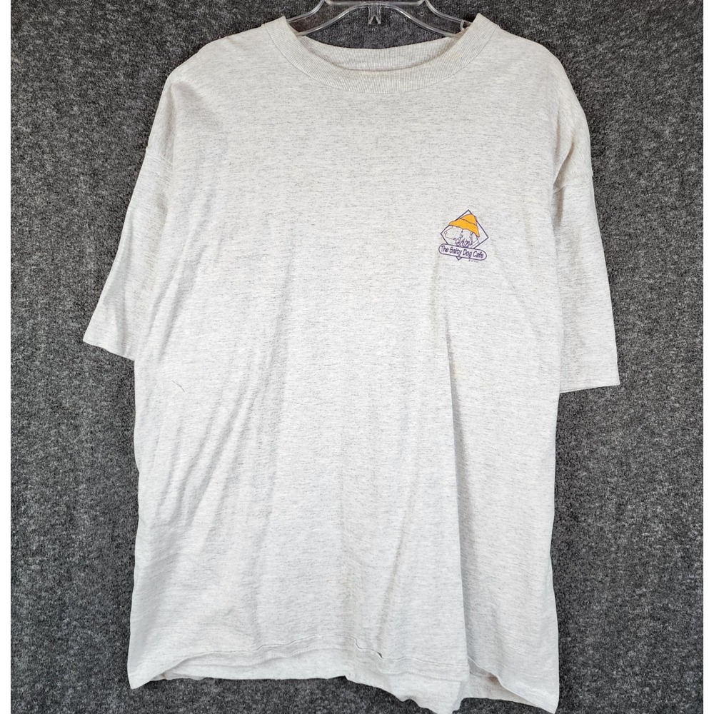 H.L. Miller T-Shirt Mens XXL Salty Dog Cafe Hilton Head Gray HL Miller EUC